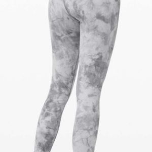 Lululemon Align 25” Diamond Dye Stargaze Pitch Grey Women’s Leggings Size 6 Nulu